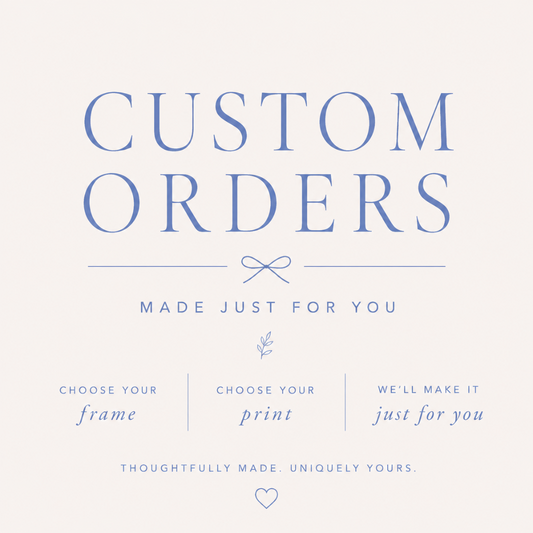 Custom Framed Object | Pre-Order